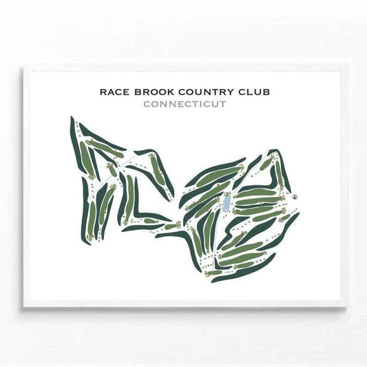 Race Brook Country Club, Connecticut - Printed Golf Courses