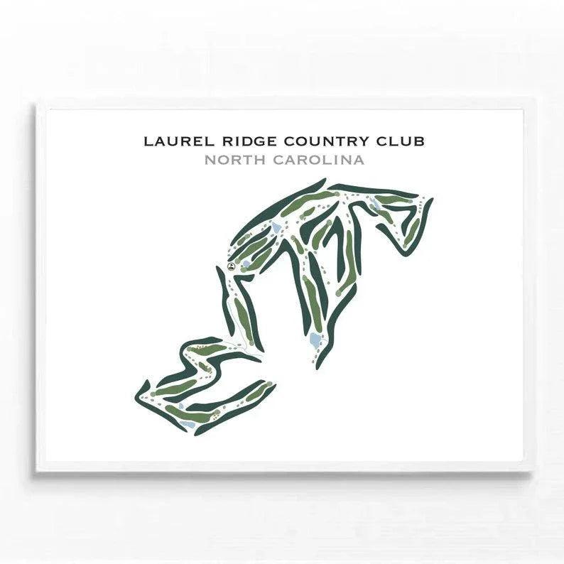 Laurel Ridge Country Club, North Carolina - Printed Golf Courses