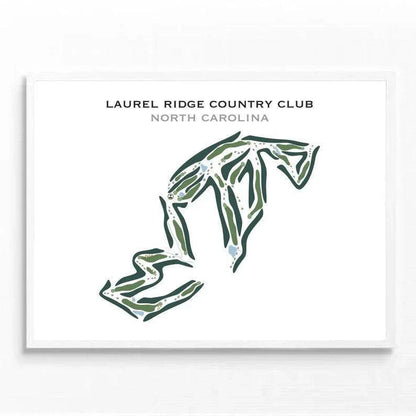 Laurel Ridge Country Club, North Carolina - Printed Golf Courses