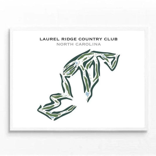 Laurel Ridge Country Club, North Carolina - Printed Golf Courses