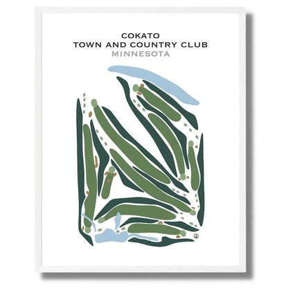 Cokato Town & Country Club, Minnesota - Printed Golf Courses