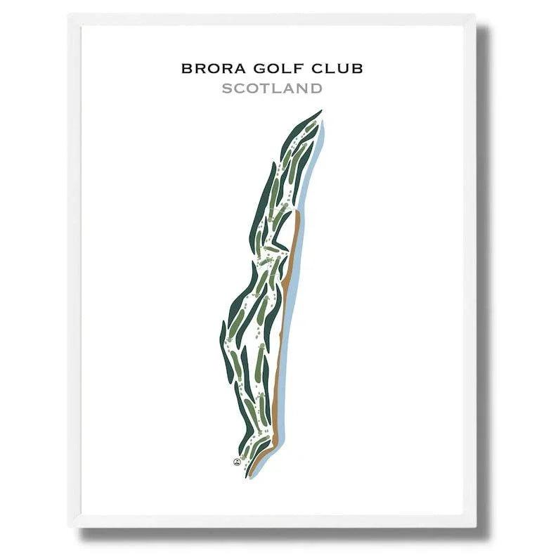 Brora Golf Club, Scotland - Printed Golf Courses