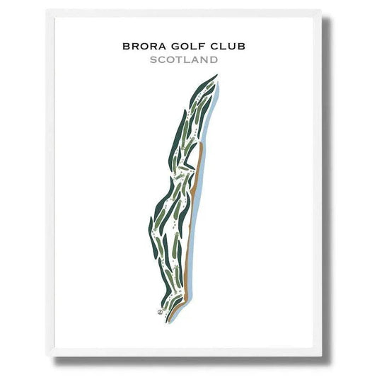 Brora Golf Club, Scotland - Printed Golf Courses