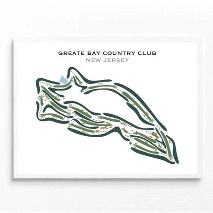 Greate Bay Country Club, New Jersey - Printed Golf Courses
