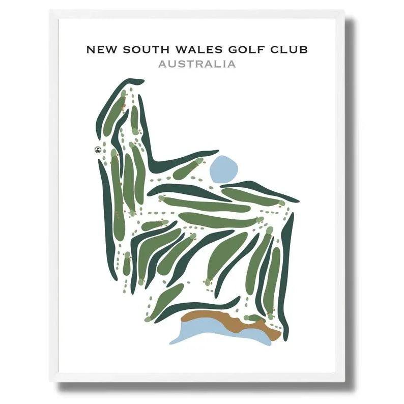 New South Wales Golf Club, Australia - Printed Golf Courses