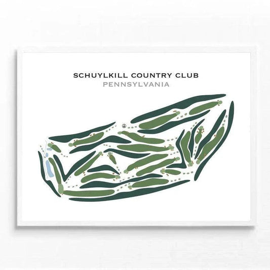 Schuylkill Country Club, Pennsylvania - Printed Golf Courses