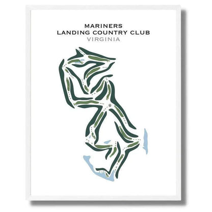 Mariners Landing Country Club, Virginia - Printed Golf Courses