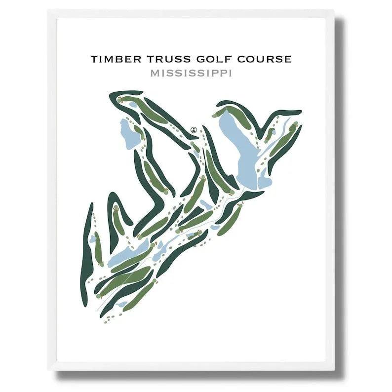Timber Truss Golf Course, Mississippi - Printed Golf Courses