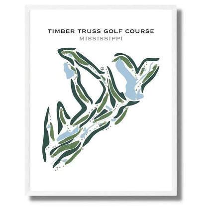 Timber Truss Golf Course, Mississippi - Printed Golf Courses