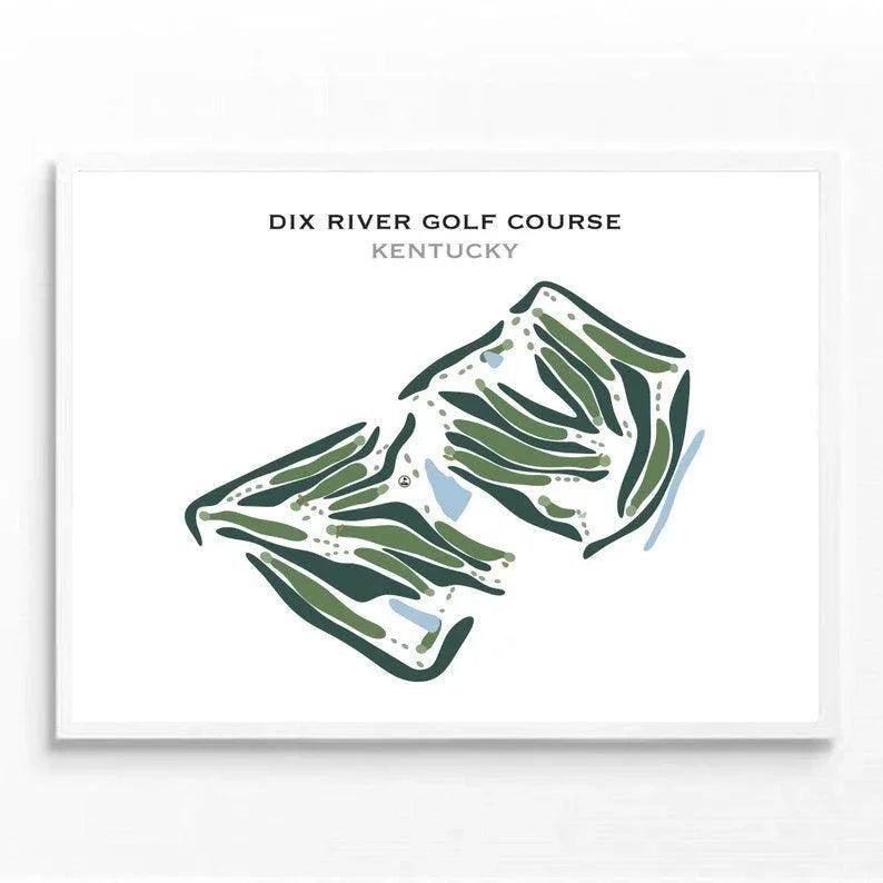 Dix River Golf Course, Kentucky - Printed Golf Courses