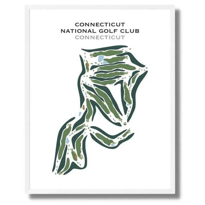 Connecticut National Golf Club, Connecticut - Printed Golf Courses