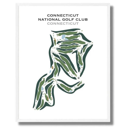Connecticut National Golf Club, Connecticut - Printed Golf Courses