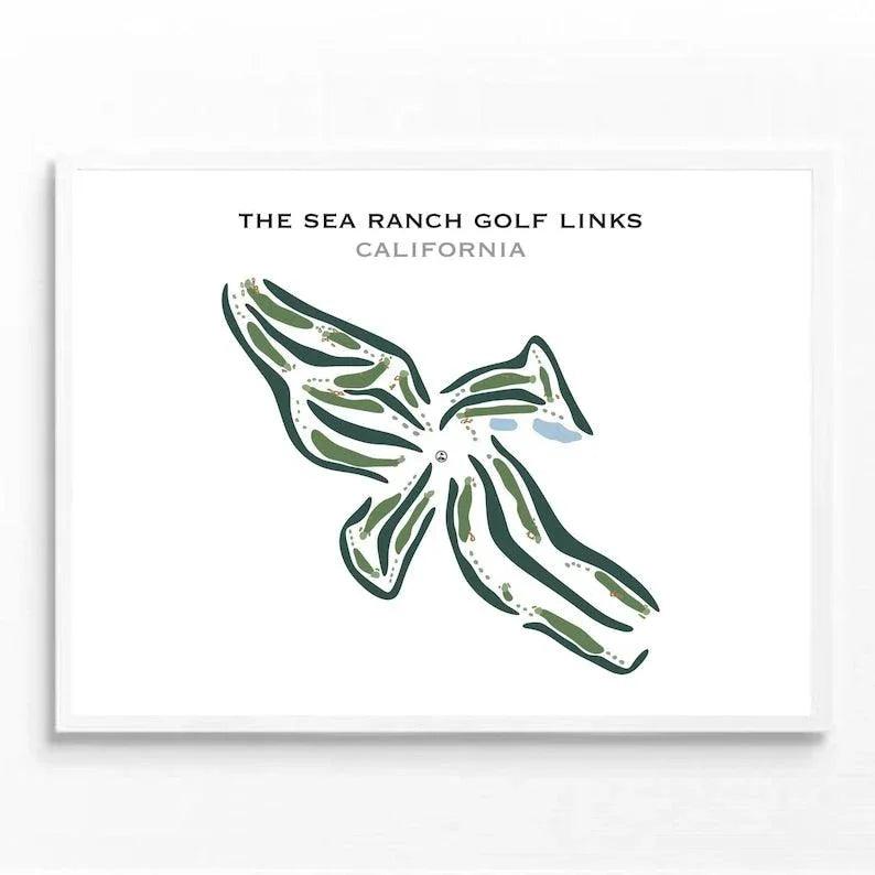 The Sea Ranch Golf Links, California - Printed Golf Courses