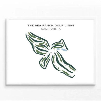 The Sea Ranch Golf Links, California - Printed Golf Courses