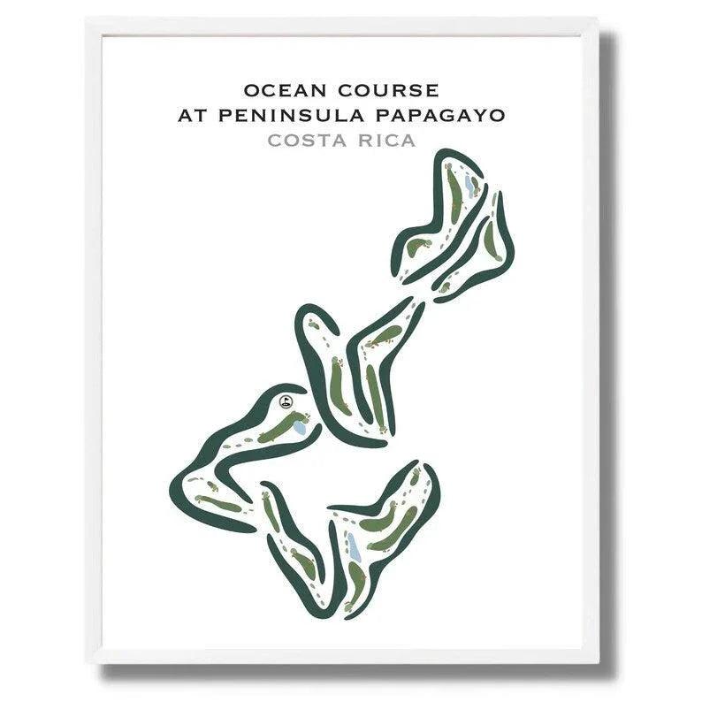 Ocean Course At Peninsula Papagayo, Costa Rica - Printed Golf Courses