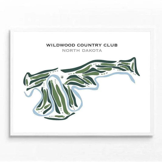 Wildwood Country Club, North Dakota - Printed Golf Courses