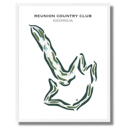Reunion Country Club, Georgia - Printed Golf Courses