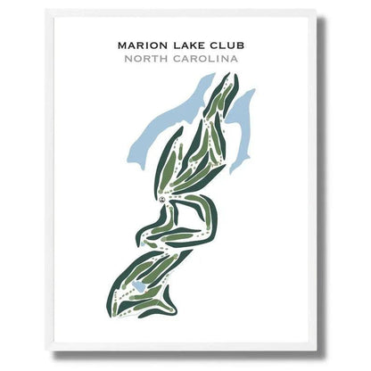 Marion Lake Club, North Carolina - Printed Golf Courses