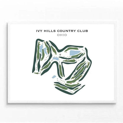 Ivy Hills Country Club, Ohio - Printed Golf Courses