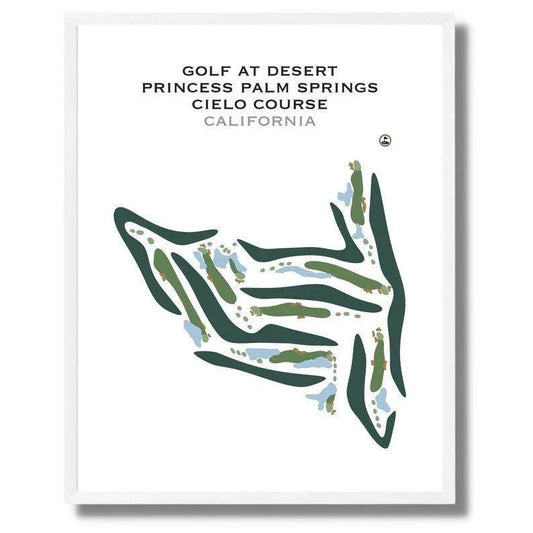 Golf at Desert Princess Palm Springs Cielo Course, California - Printed Golf Courses
