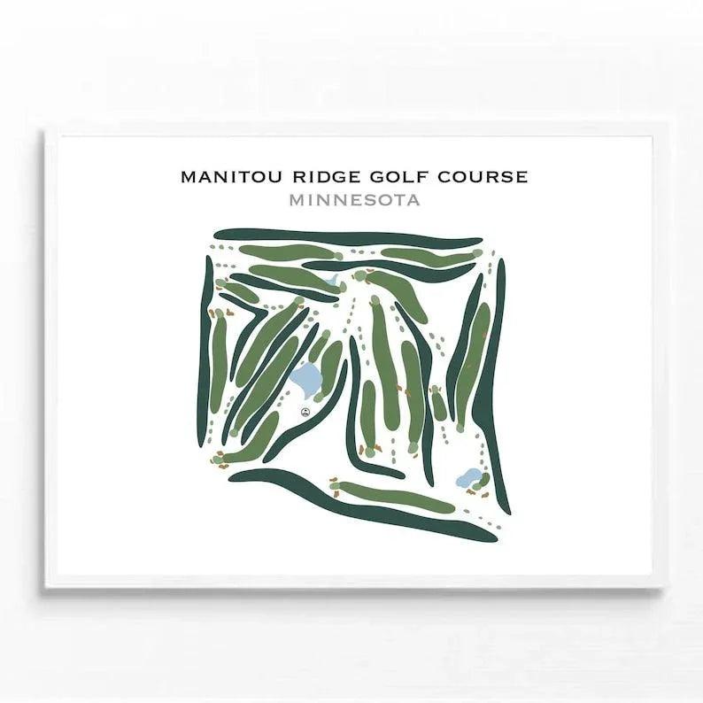 Manitou Ridge Golf Course, Minnesota - Printed Golf Courses