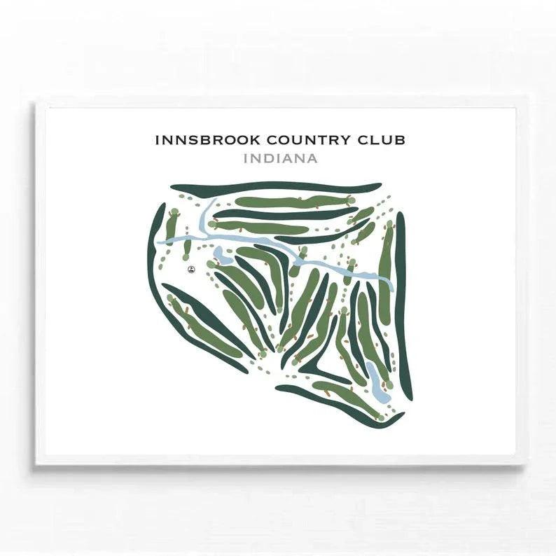 Innsbrook Country Club, Indiana - Printed Golf Courses