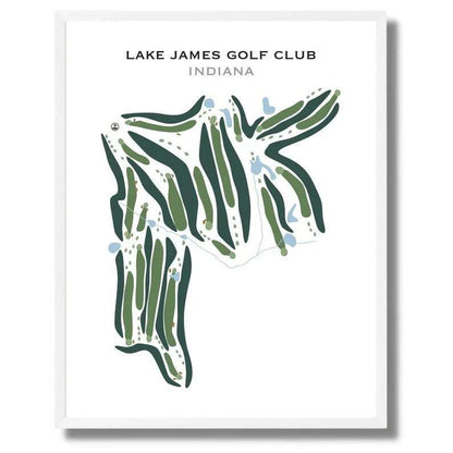 Lake James Golf Club, Indiana - Printed Golf Courses