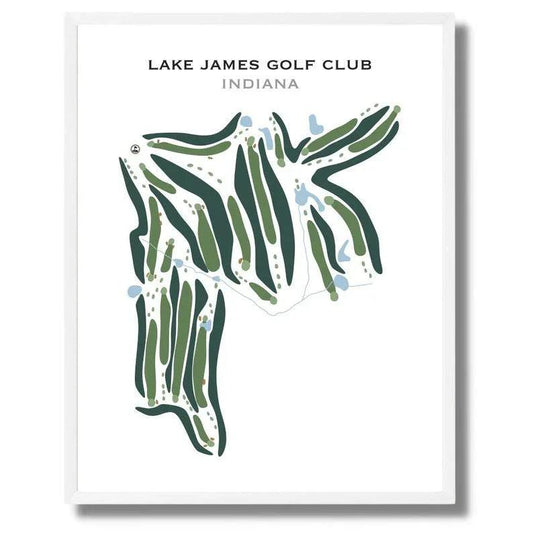 Lake James Golf Club, Indiana - Printed Golf Courses