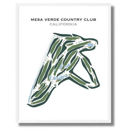 Mesa Verde Country Club, California - Printed Golf Courses