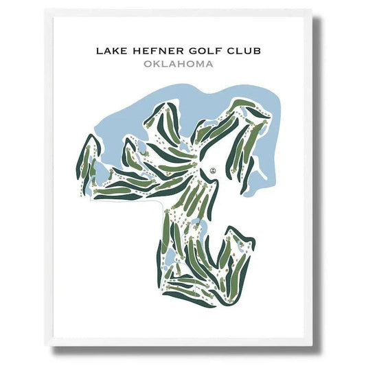 Lake Hefner Golf Club, Oklahoma - Printed Golf Courses