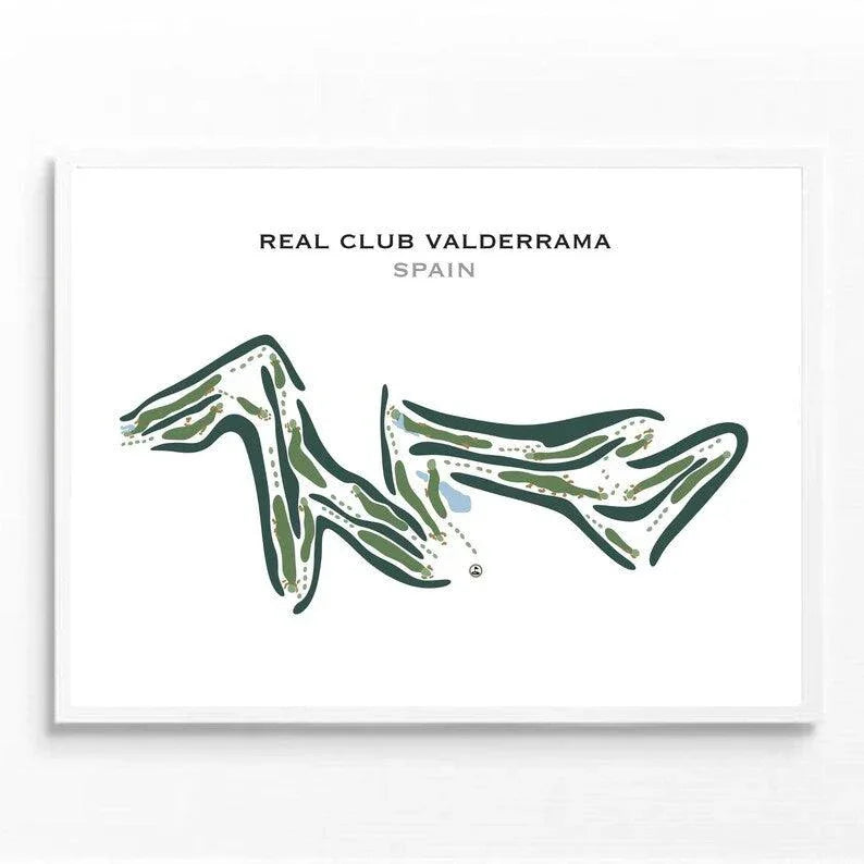 Real Club Valderrama, Spain - Printed Golf Courses
