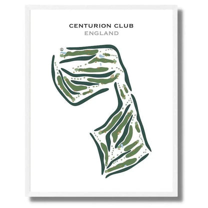 Centurion Club, England - Printed Golf Courses
