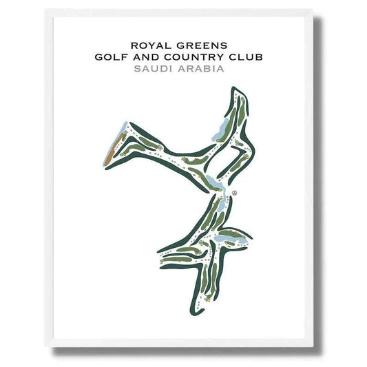 Royal Greens Golf & Country Club, Saudi Arabia - Printed Golf Courses
