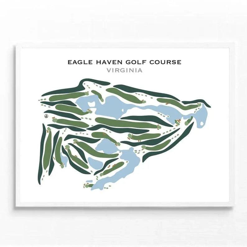 Eagle Haven Golf Course, Virginia - Printed Golf Courses