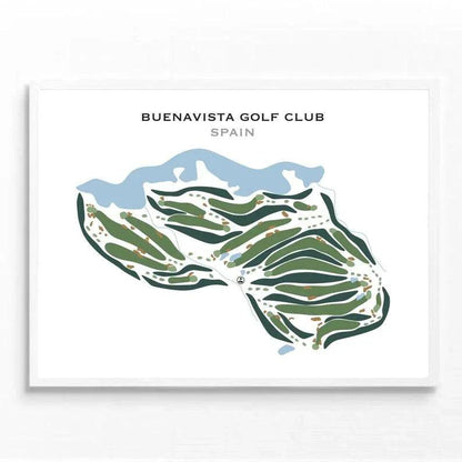 Buenavista Golf Club, Spain - Printed Golf Courses