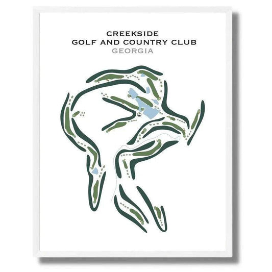 Creekside Golf & Country Club, Georgia - Printed Golf Courses