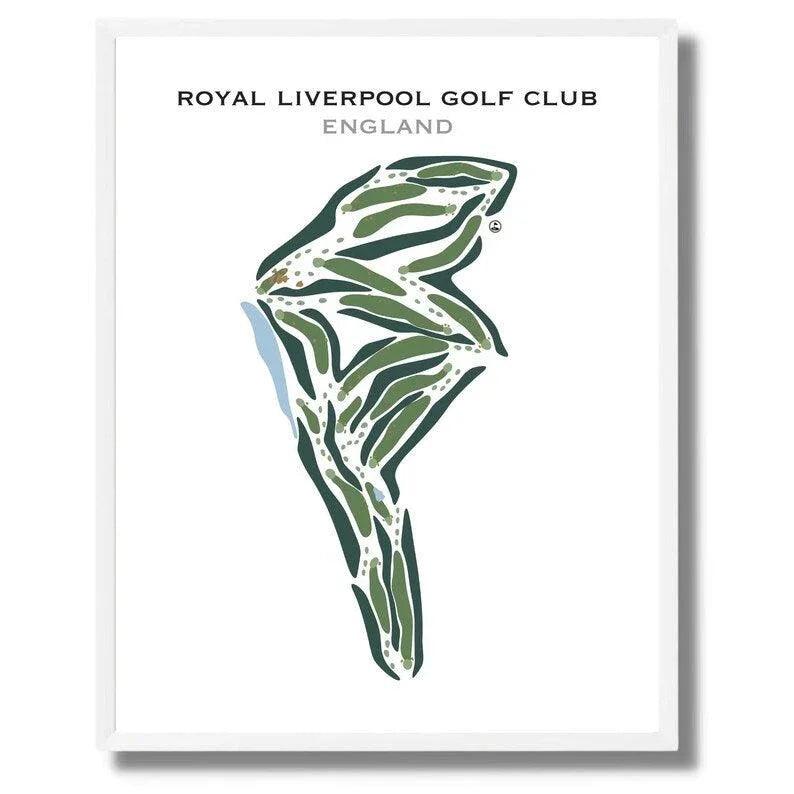 Royal Liverpool Golf Club, England - Printed Golf Courses