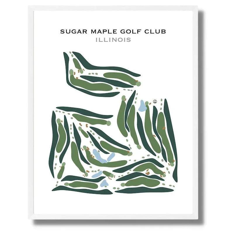 Sugar Maple Golf Club, Illinois - Printed Golf Courses