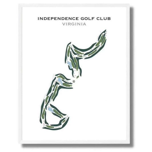 Independence Golf Club, Virginia - Printed Golf Courses