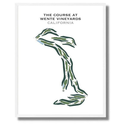 The Course at Wente Vineyards, California - Printed Golf Courses