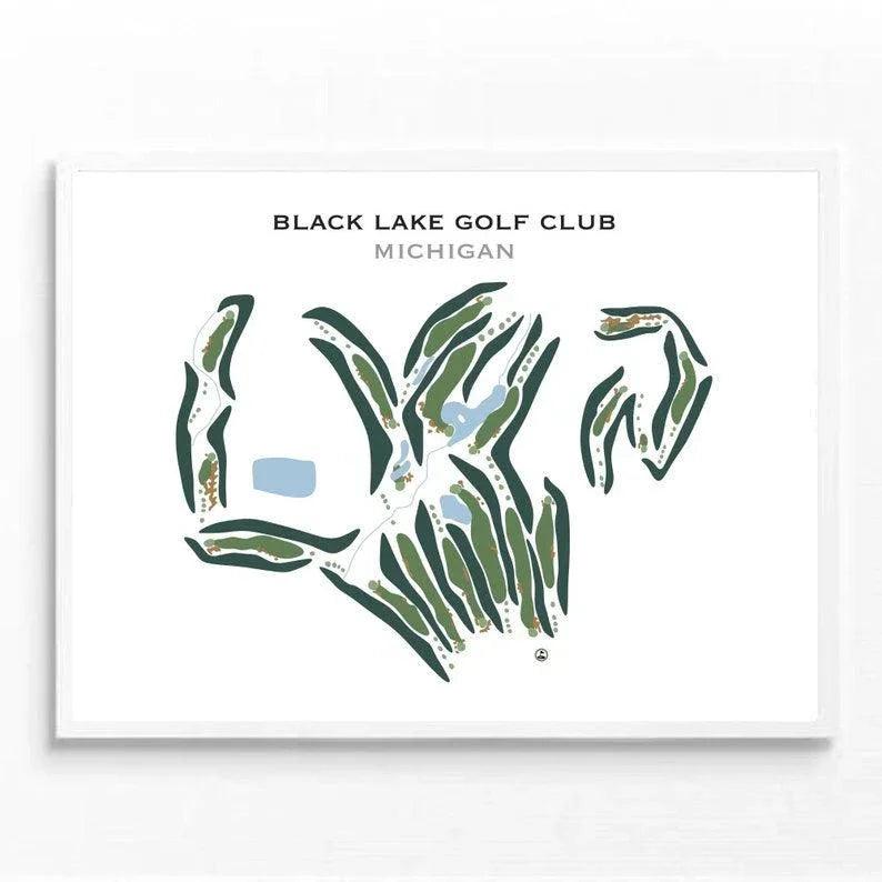 Black Lake Golf Club, Michigan - Printed Golf Courses