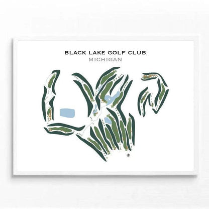 Black Lake Golf Club, Michigan - Printed Golf Courses
