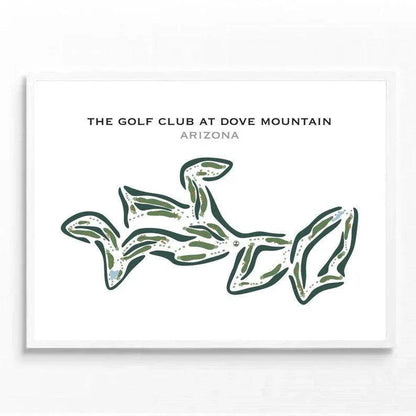The Golf Club at Dove Mountain, Arizona - Printed Golf Courses