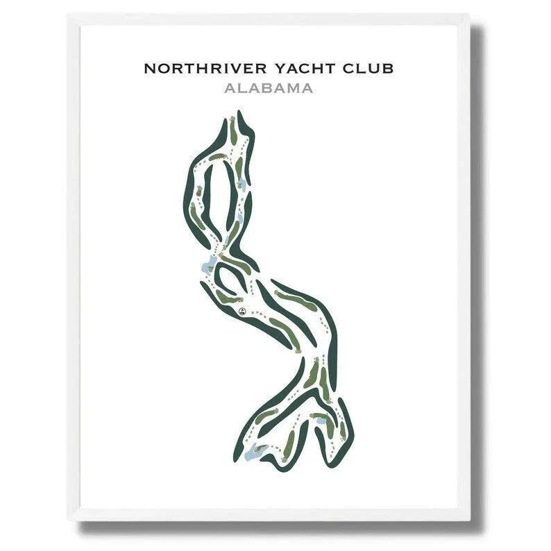 NorthRiver Yacht Club, Alabama - Printed Golf Courses