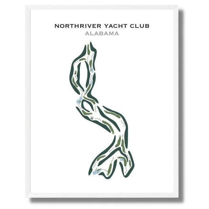 NorthRiver Yacht Club, Alabama - Printed Golf Courses