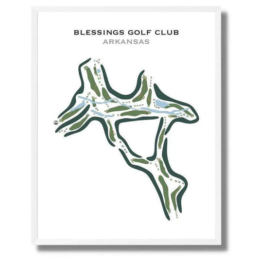 Blessings Golf Club, Arkansas - Printed Golf Courses