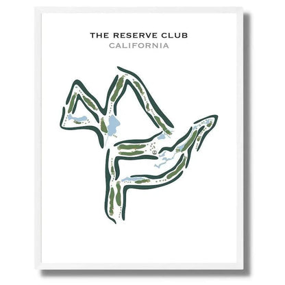 The Reserve Club, California - Printed Golf Courses
