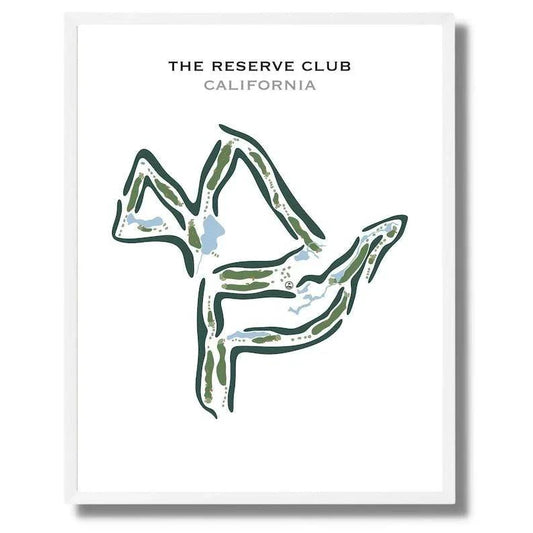 The Reserve Club, California - Printed Golf Courses