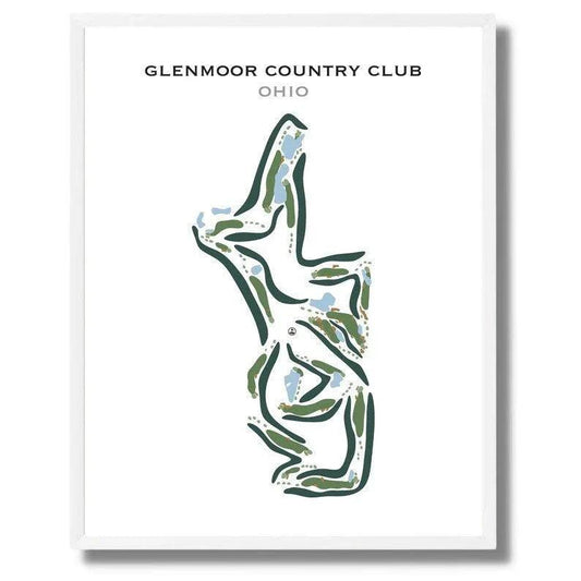 Glenmoor Country Club, Ohio - Printed Golf Courses