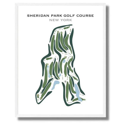 Sheridan Park Golf Course, New York - Printed Golf Courses